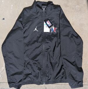 Nike Jordan NBA All Star Black Men's Jacket Size M NWT